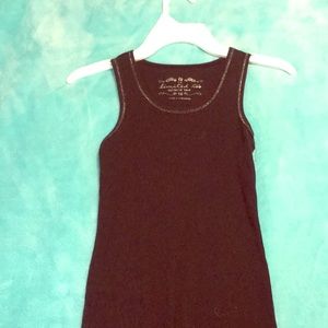 Plain Black Tank Top.